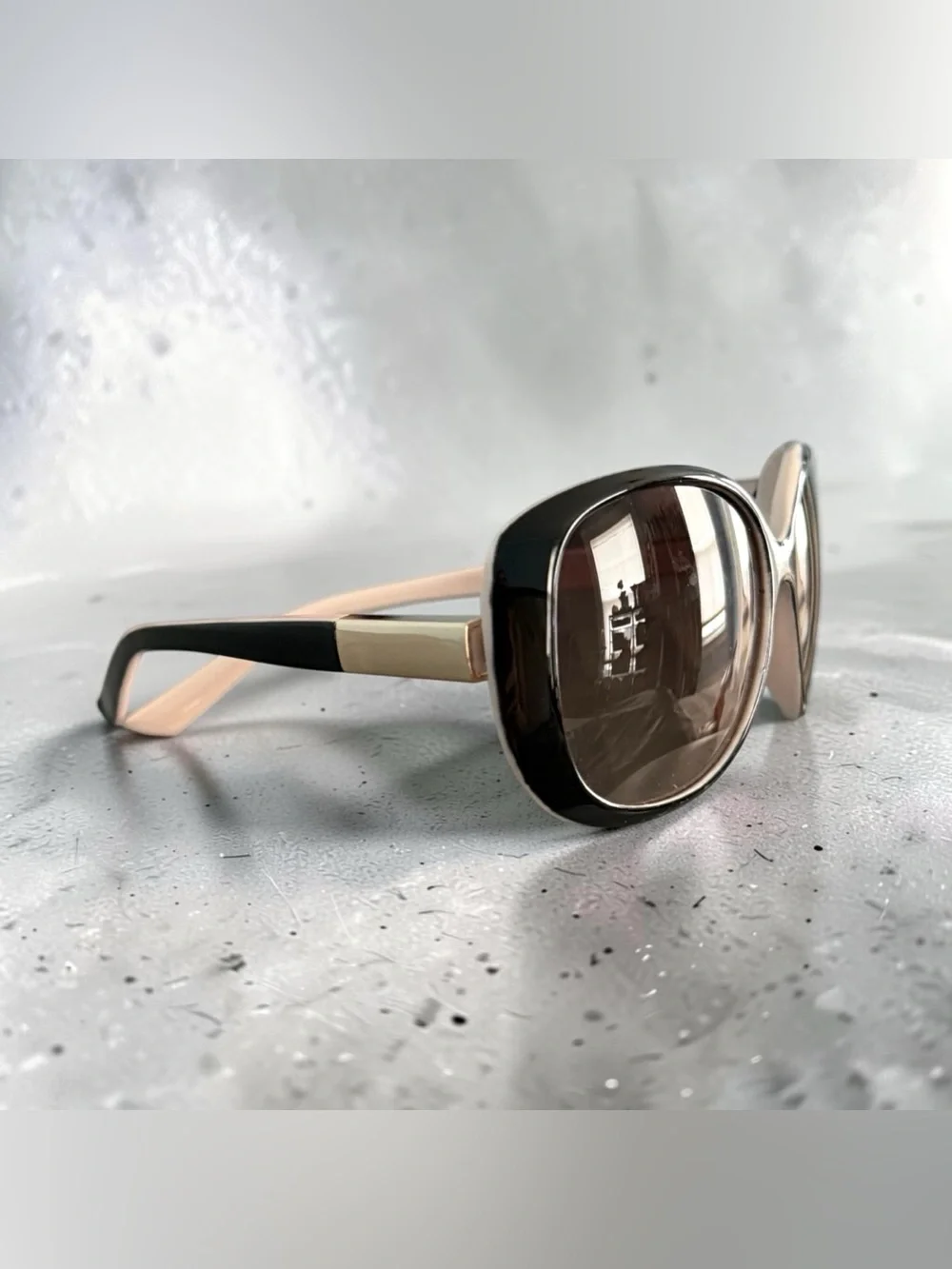 Ann Taylor Two-Tone Oversized Sunglasses